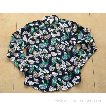 Cotton Printing Hawaii Shirt USA